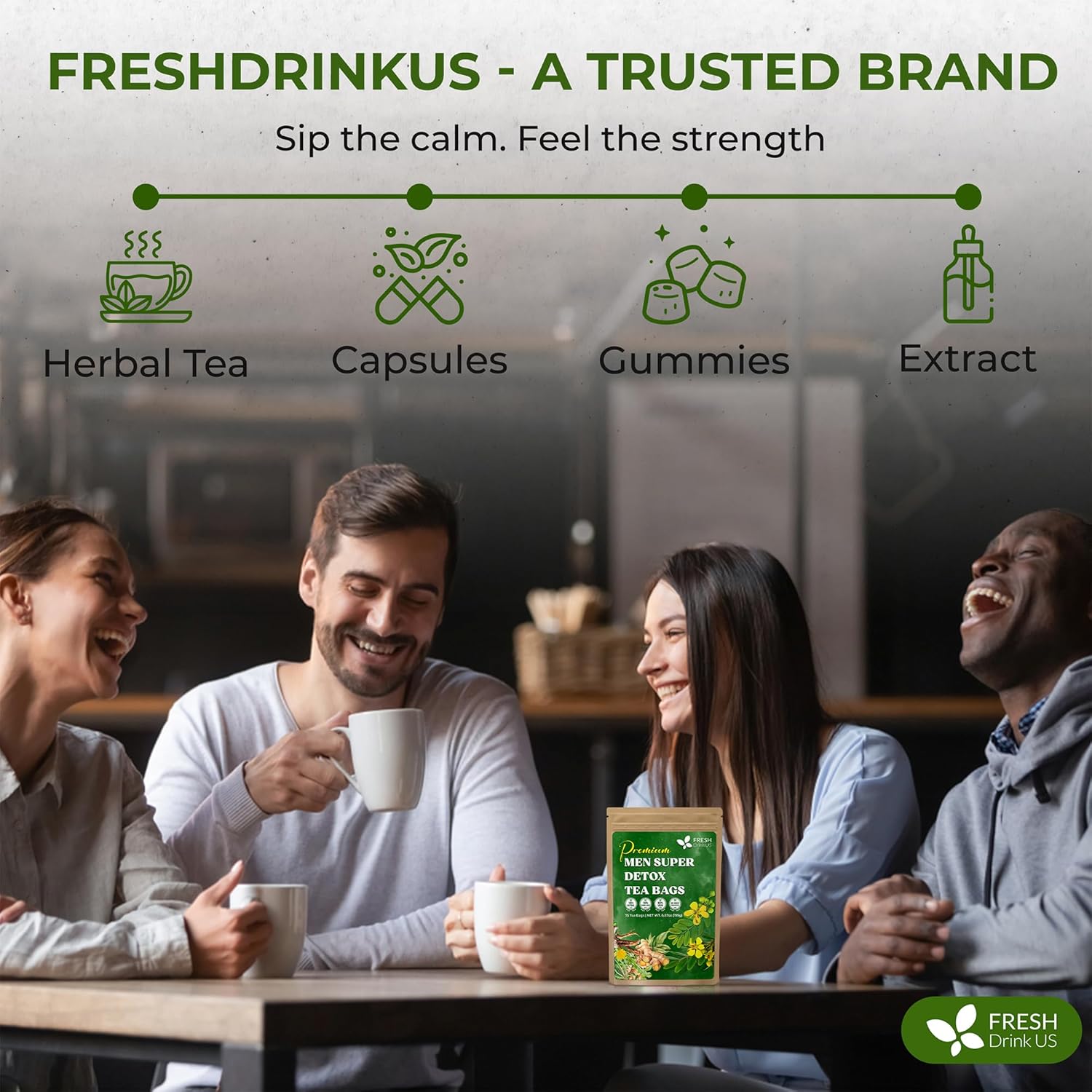 FreshDrinkUS Männer Super Tee - Ansicht 4